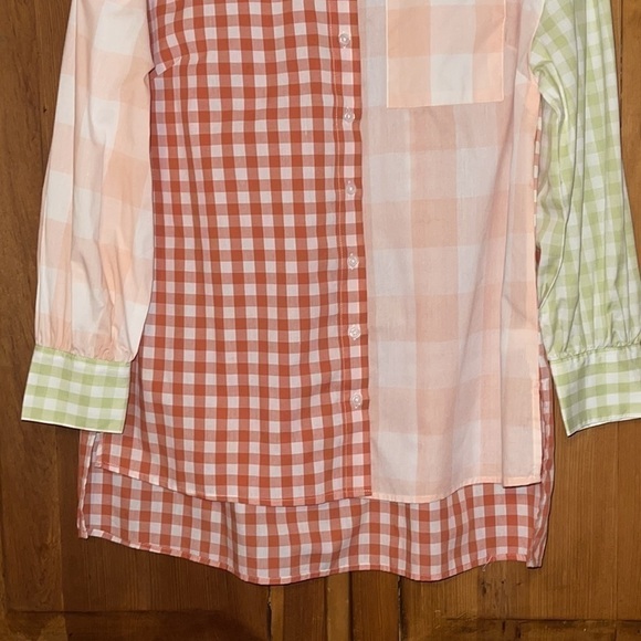 CATO est. 1946 Gingham Patchwork Tunic Sz. MD. - Picture 3 of 13